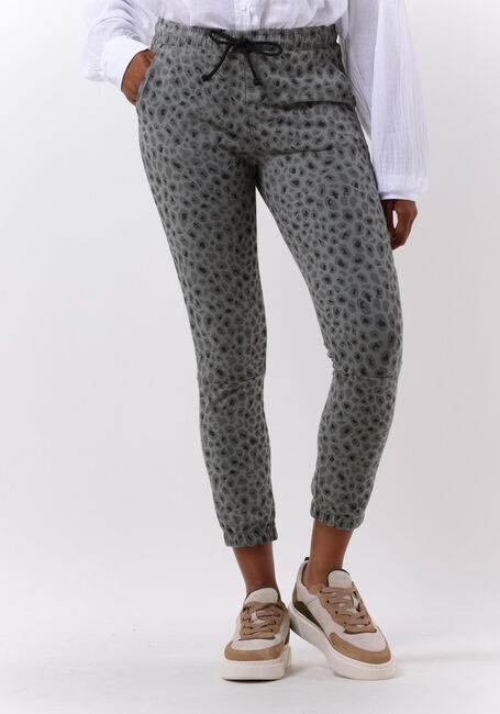 Dunkelgrün 10DAYS Jogginghose CROPPED JOGGER ARMY LEOPARD - large