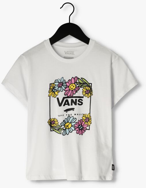 Weiße VANS T-shirt ELEVATED FLORAL CREW WHITE - large
