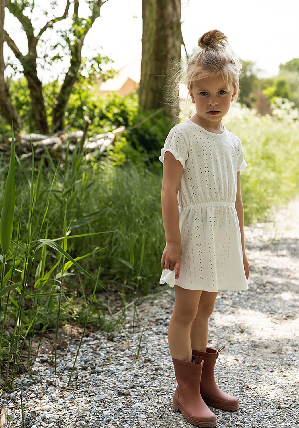 Wei&szlig;e KOKO NOKO Minikleid T46910-37 - large