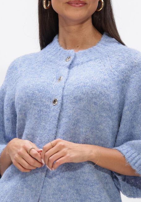 Blaue NEO NOIR Pullover BENUTA FLUFFY KNIT CARDIGAN - large