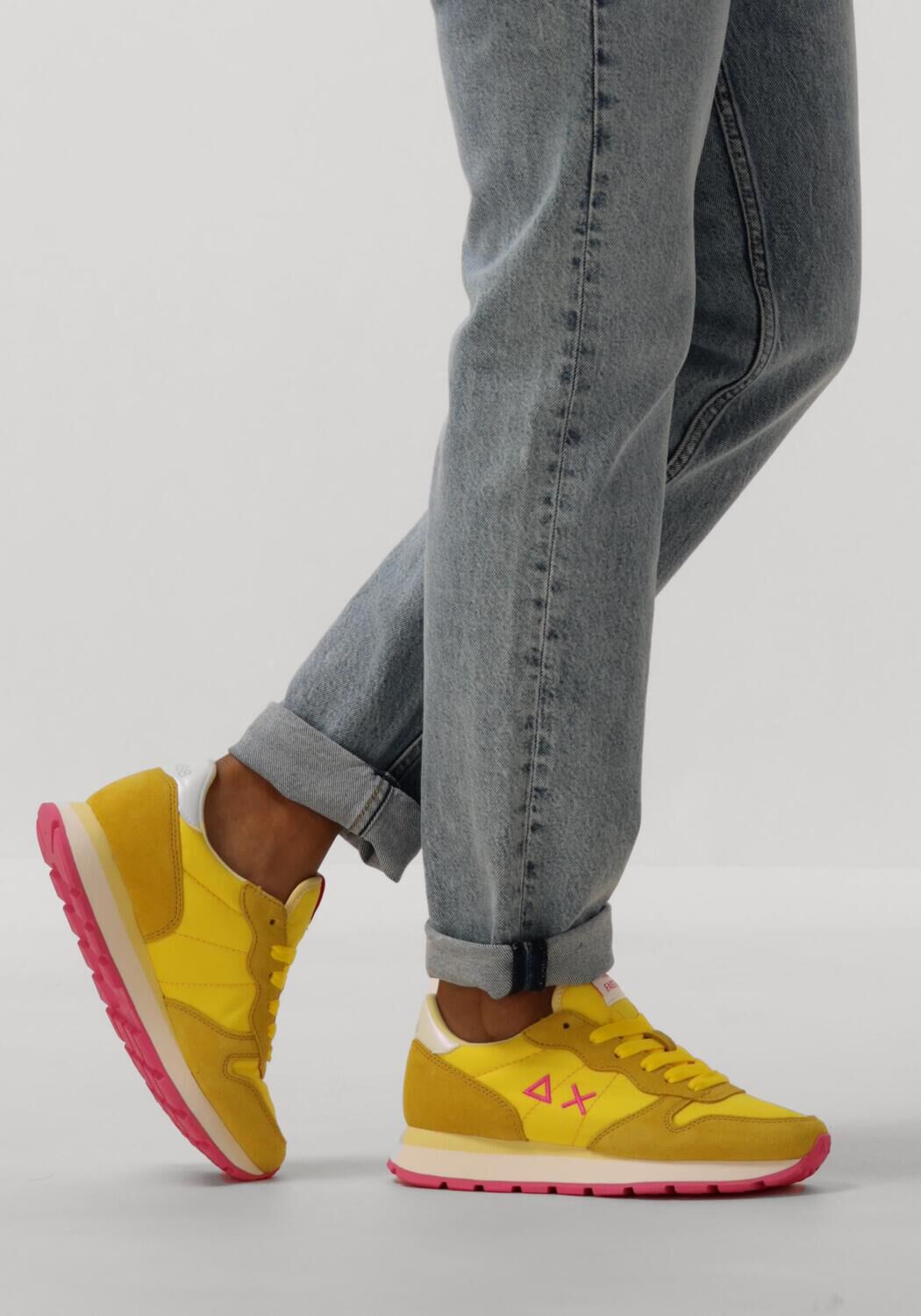 Gelbe SUN68 Sneaker Low ALLY SOLID NYLON - large