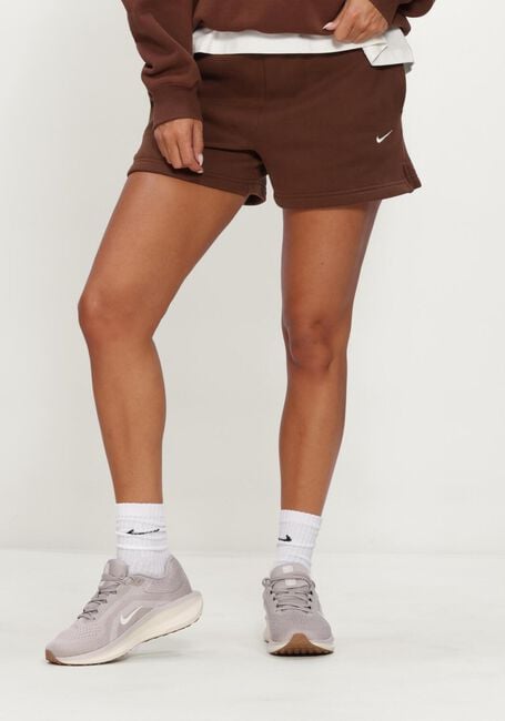 Braune NIKE Kurze Hose NIKE STUDIO FLEECE MEDIUM WEIGHT - large