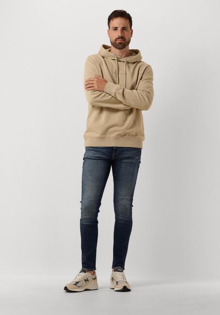 Khaki CALVIN KLEIN Sweatshirt WASHED MONOLOGO HOODIE - large