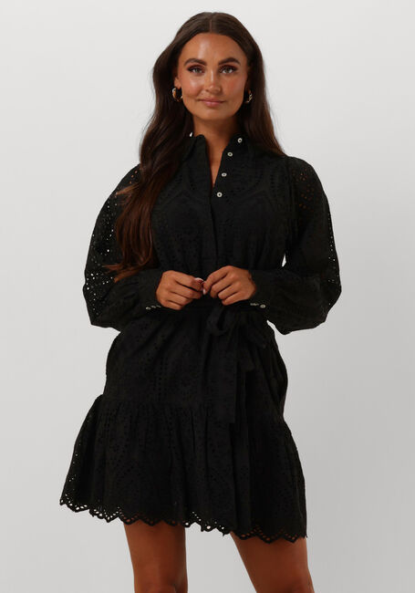 Schwarze Y.A.S. Minikleid YASHOLI LS BELT DRESS - large