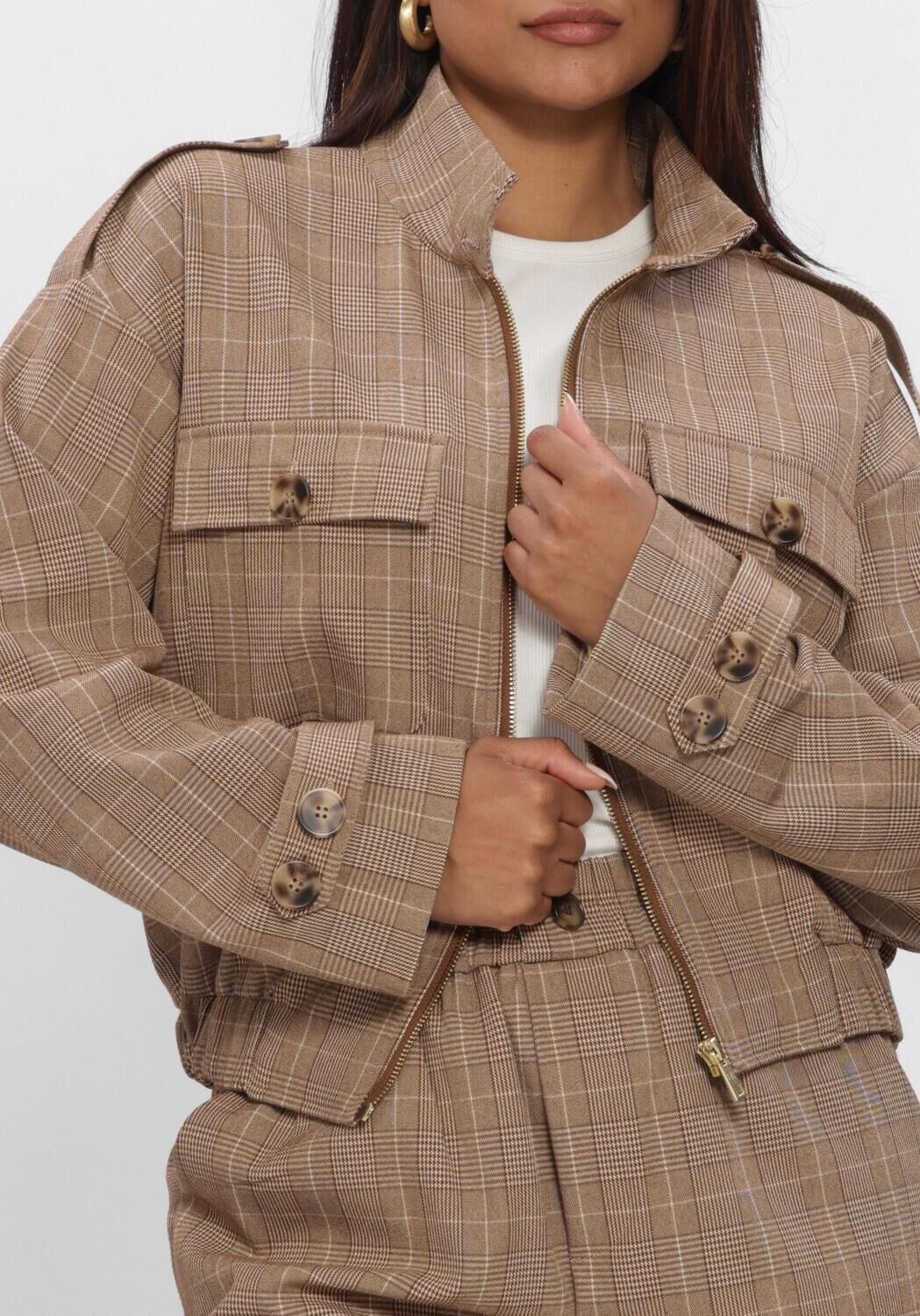 Braune NUKUS Jack HOPE JACKET CHECK - large