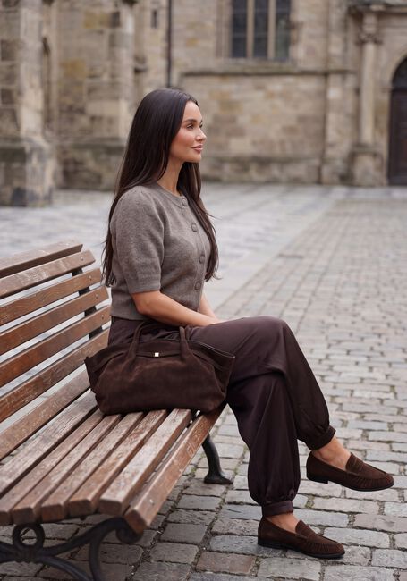 Taupe NOTRE-V Strickjacke NV-ILENA - large