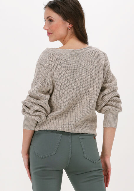 Graue SIMPLE Pullover KNITTED SWEATER SOLIS STRUC - large