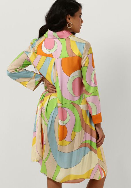 Mehrfarbige/Bunte ANA ALCAZAR Minikleid SHIRT DRESS SWING - large