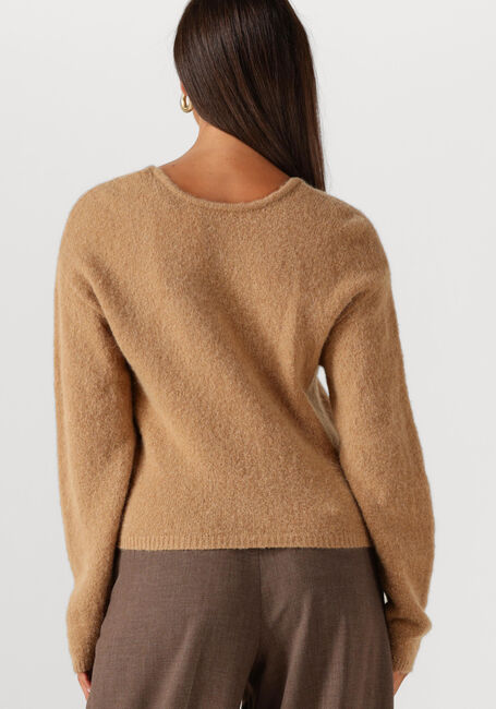 Camelfarbene MSCH COPENHAGEN Pullover MSCHMILANIA HOPE CARDIGAN - large