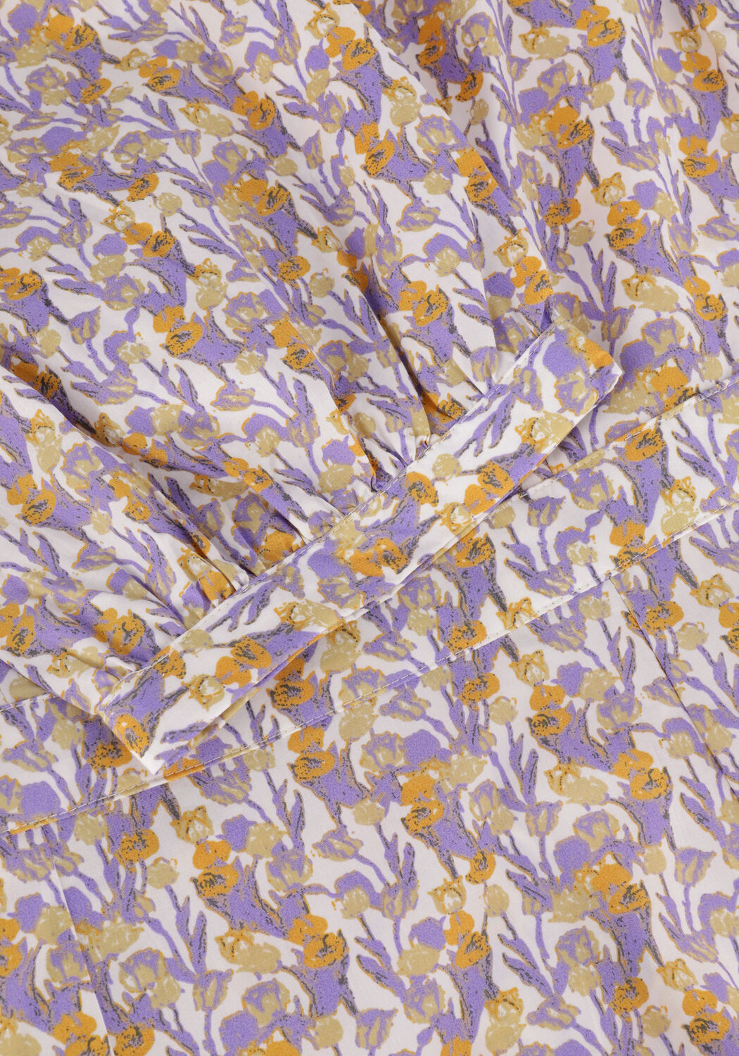 Mehrfarbige/Bunte MSCH COPENHAGEN Minikleid BERIN HADDIS 2/4 WRAP DRESS AOP - large