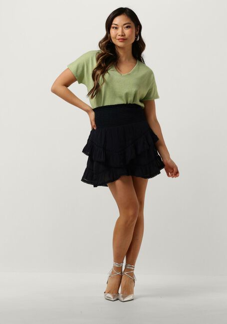 Dunkelblau NEO NOIR Minirock RICKI S VOILE SKIRT - large