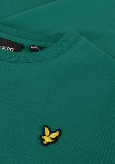 Grüne LYLE & SCOTT T-shirt PLAIN T-SHIRT B - large