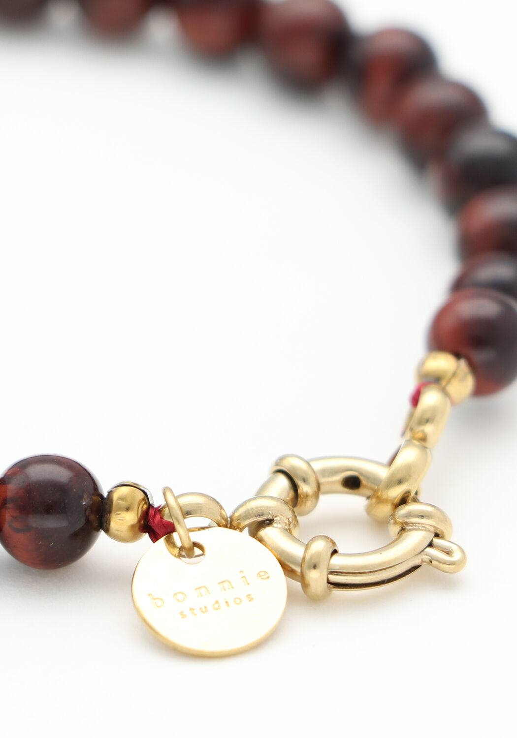 Braune BONNIE STUDIOS Armb&auml;nder TIGER BRACELET - large