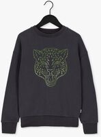 Schwarze AO76 Sweatshirt ZACHARY OVERSIZED ANIMAL - medium