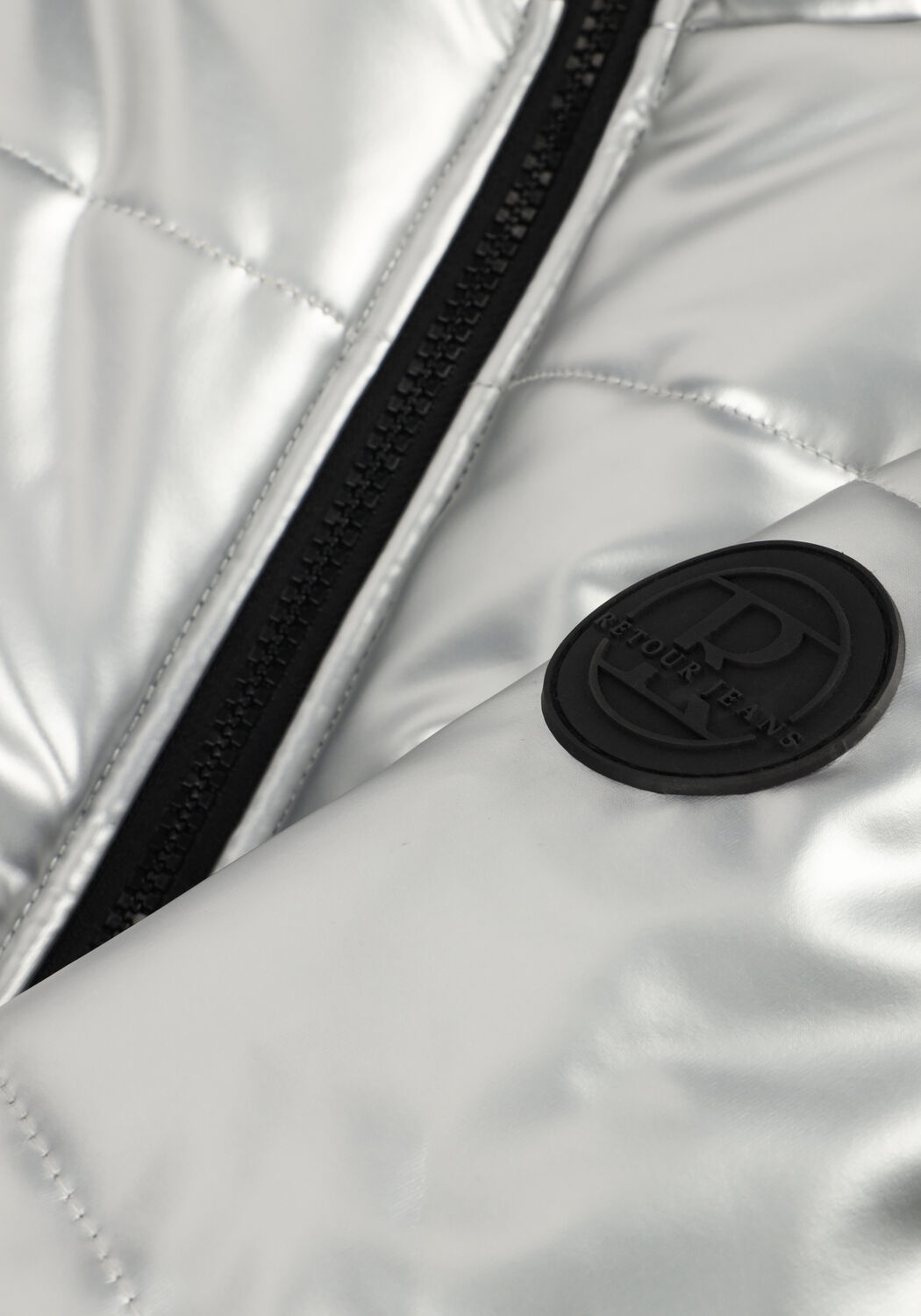 Silberne RETOUR Wattierte Jack GWEN - large