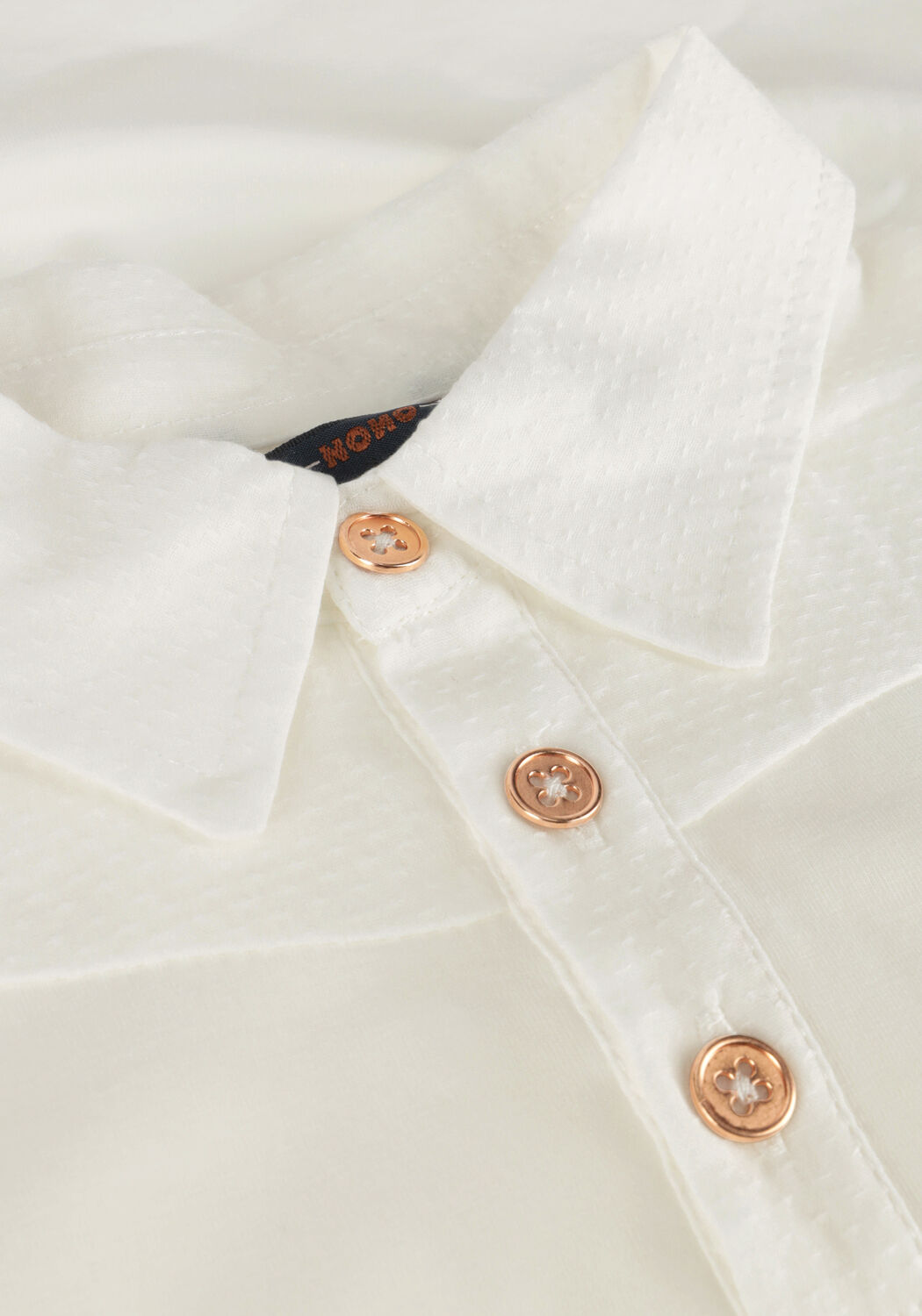 Ecru NONO Blusen KEMMY GIRLS T-SHIRT WITH COLLAR WHITE - large