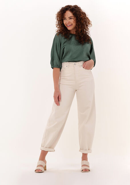Grüne JUST FEMALE Bluse RICH BLOUSE - large