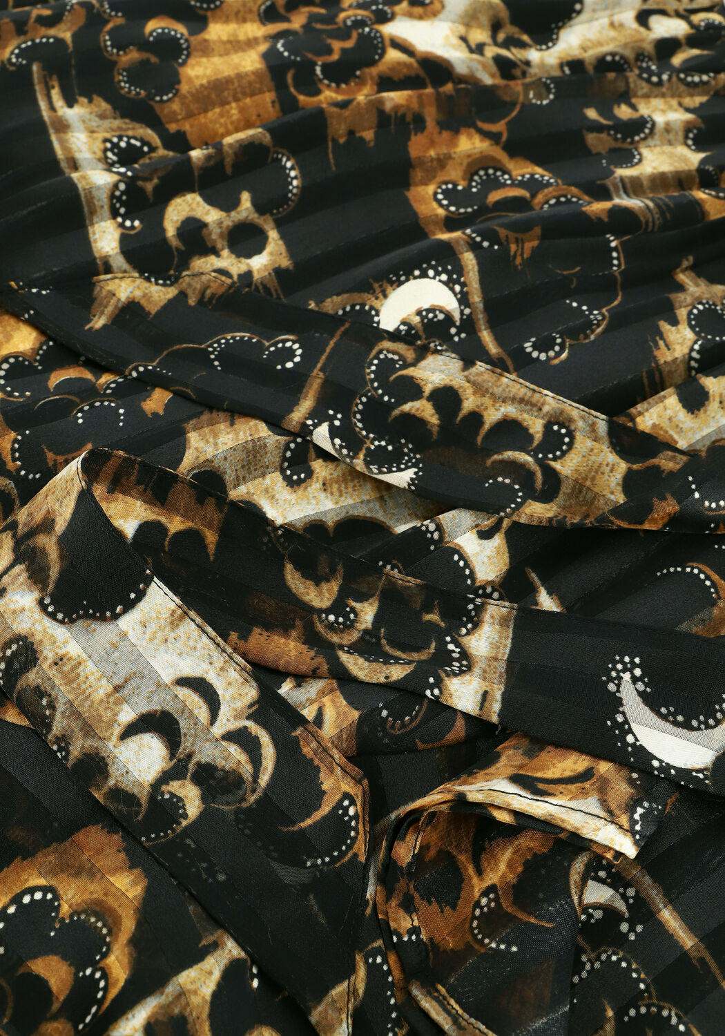 Mehrfarbige/Bunte SCOTCH & SODA Minirock PRINTED WRAP-OVER RECYCLED POL - large