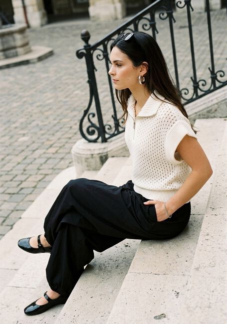 Creme SIMPLE Top SHORT SLEEVE TOP - large