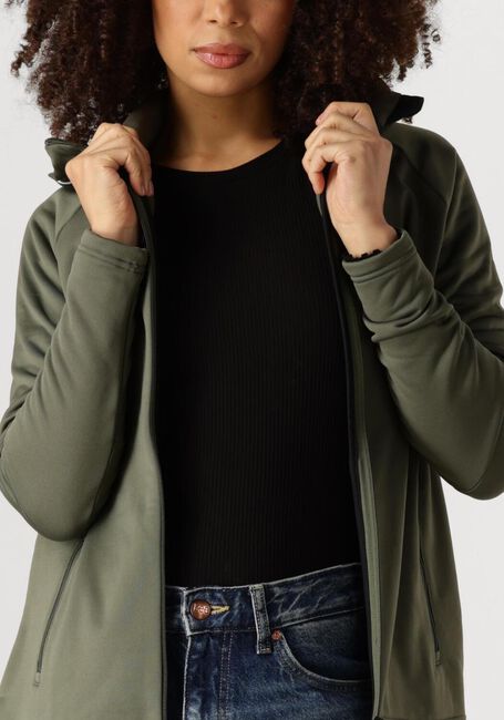 Grüne PEAK PERFORMANCE Strickjacke W RIDER ZIP HOOD - large