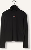 Schwarze TOMMY JEANS Rollkragenpullover TJW SLIM BADGE TURTLENECK Schwarze TOMMY JEANS Rollkragenpullover TJW SLIM BADGE TURTLENECK - medium