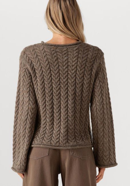 Braune MODSTRÖM Pullover KURTISMD O-NECK - large