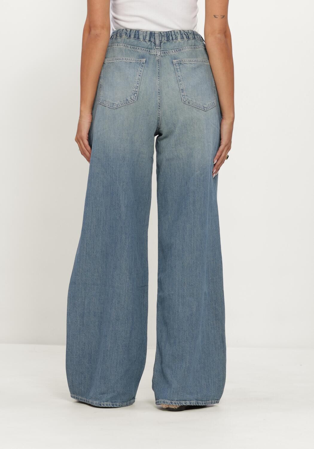 Hellblau TOMMY JEANS Wide jeans CHARLIE MR LOOSE WD TIE CJ6039 - large