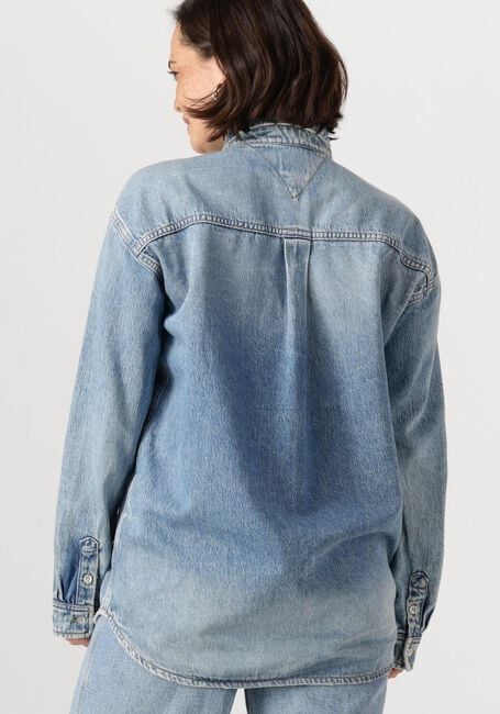 Blaue TOMMY JEANS Blusen RELAXED FIT OVERSHIRT AI6037 EXT - large