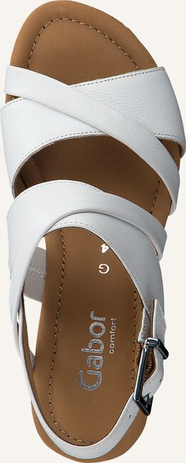 Weiße GABOR Flache Sandalen 822 Weiße GABOR Flache Sandalen 822 - large