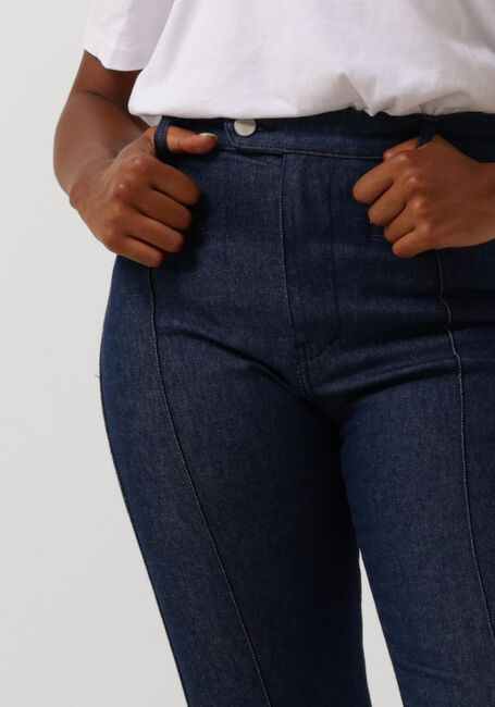 Blaue VANILIA Weite Hose RINSED BOOTCUT HIGH WAIST JEANS - large