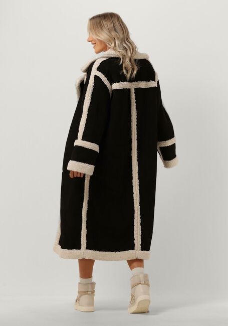 Schwarze OBJECT Mäntel OBJKHALESI OVERSIZED COAT - large