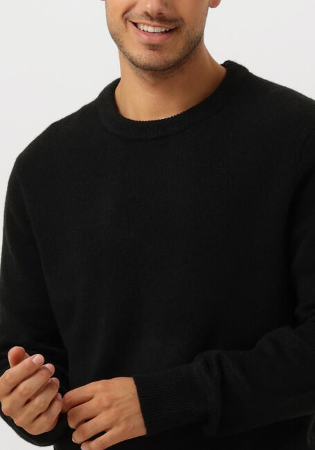 Schwarze SCOTCH & SODA Pullover SOFT KNIT REGULAR FIT SWEATER - large
