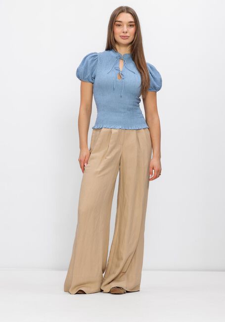 Blaue ANTIK BATIK Blusen ANGELA SMOCK BLOUSE - large