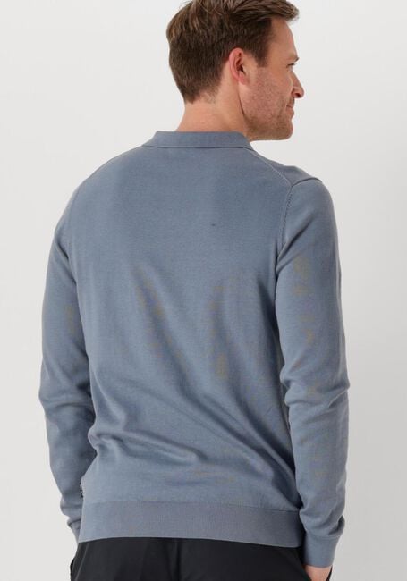Blaue SAINT STEVE Polo-Shirt BEREND - large