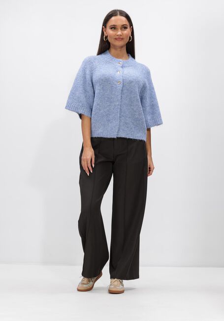 Blaue NEO NOIR Pullover BENUTA FLUFFY KNIT CARDIGAN - large