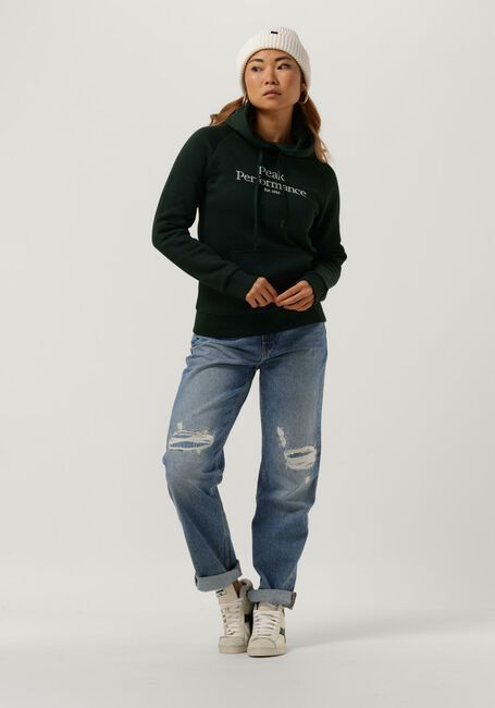 Dunkelgrün PEAK PERFORMANCE Pullover W ORIGINAL HOOD - large