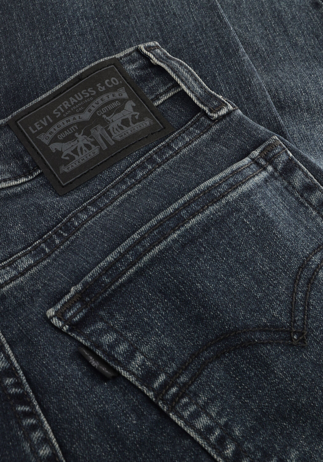 Graue LEVI'S Skinny jeans 721 HIGH RISE SKINNY EXIT STAGE LEFT - large