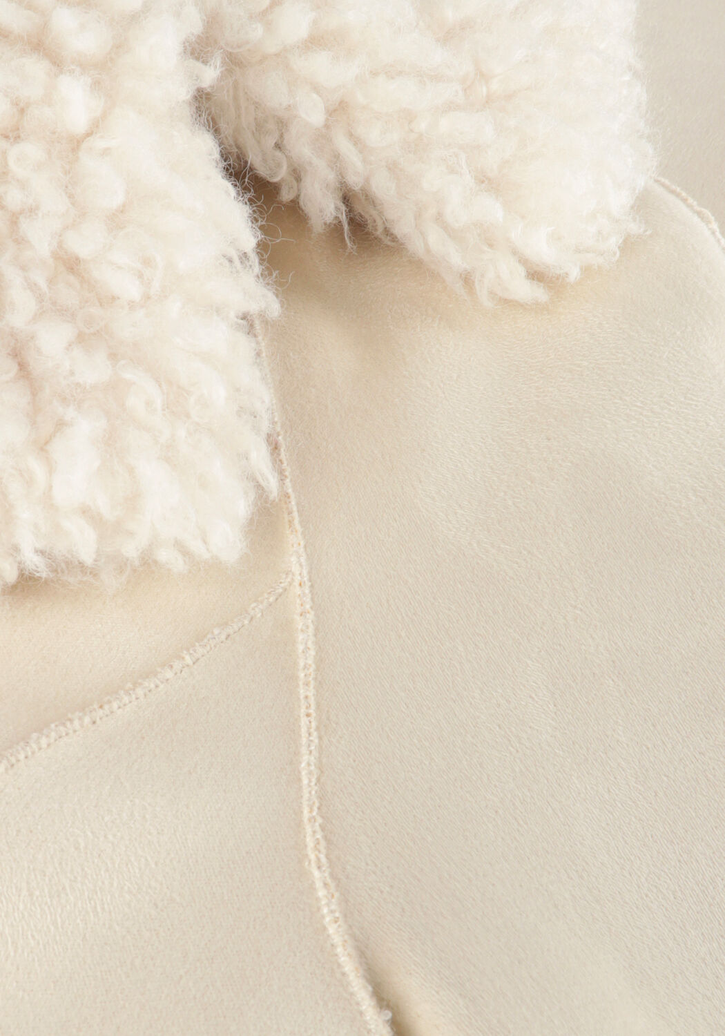 Ecru BEAUMONT Teddy-Jacke JAN - large