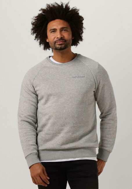 Hellblau PEAK PERFORMANCE Sweatshirt M ORIGINAL SMALL LOGO CREW - large