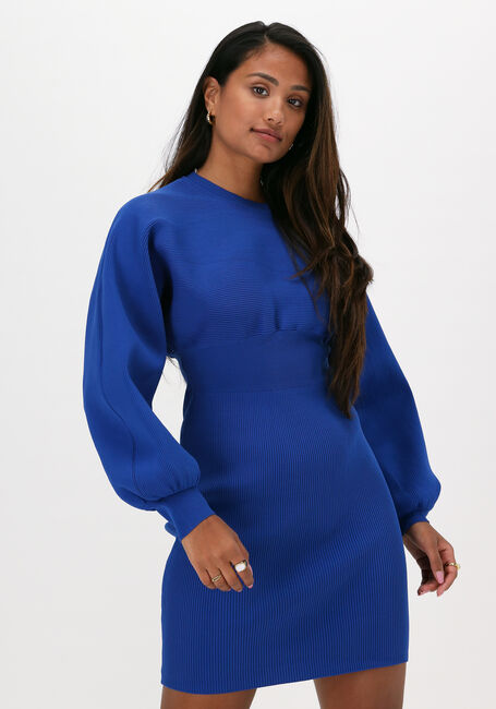 Blaue Y.A.S. Minikleid YASHALLY LS DRESS - large