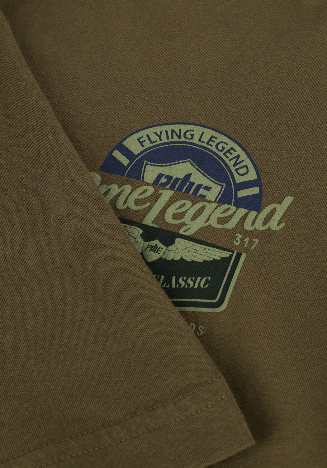 Gr&uuml;ne PME LEGEND T-shirt SHORT SLEEVE R-NECK SINGLE JERSEY LW PLAY - large