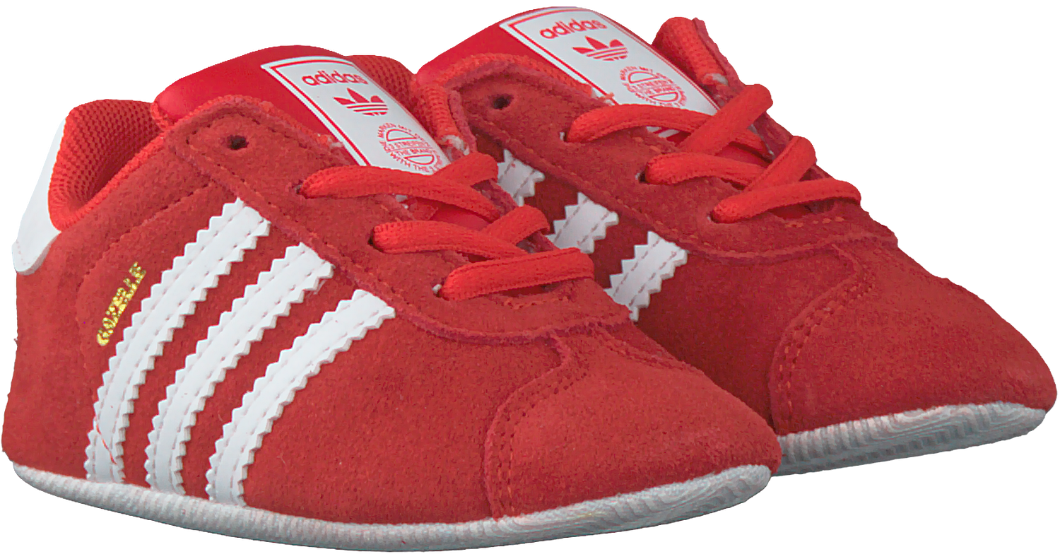 Rote ADIDAS Babyschuhe GAZELLE CRIB | Omoda