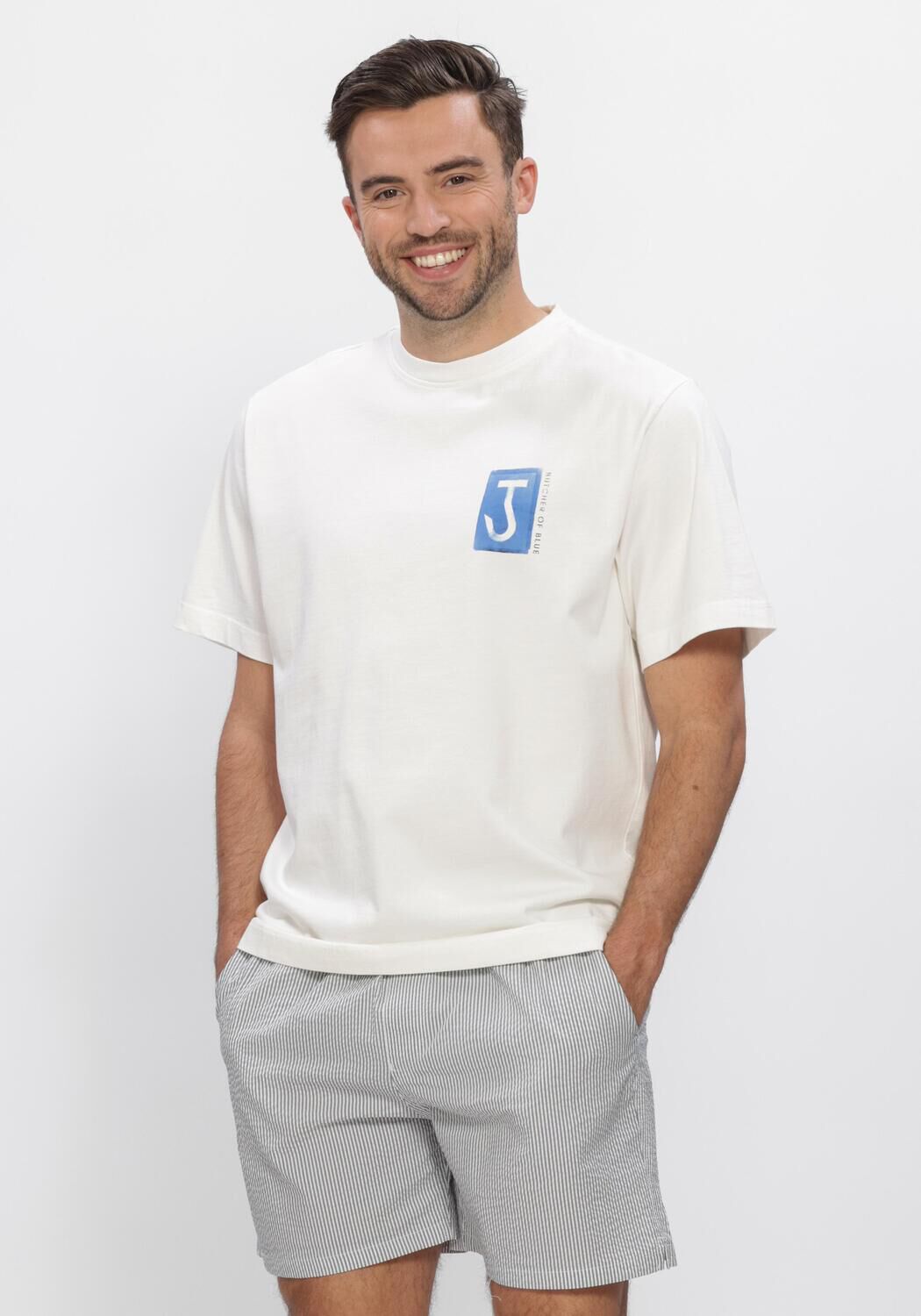 Wei&szlig;e BUTCHER OF BLUE T-shirt ARMY CYAN LOOSE TEE - large