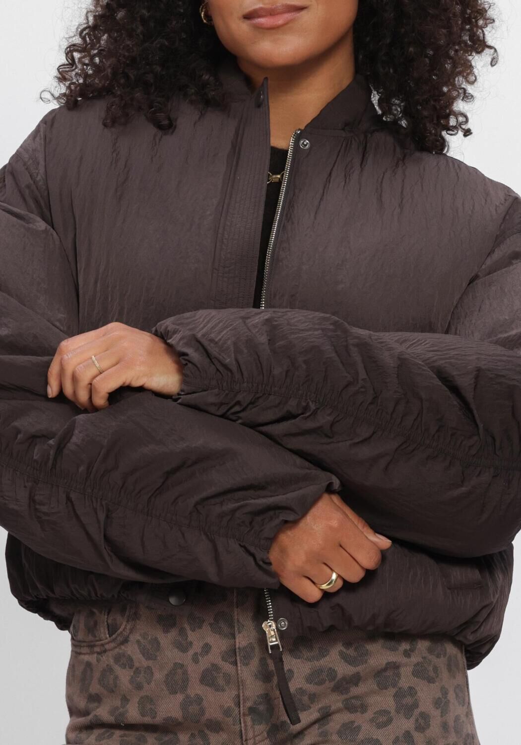 Braune BY-BAR Jack BODIE BOMBER JACKET - large
