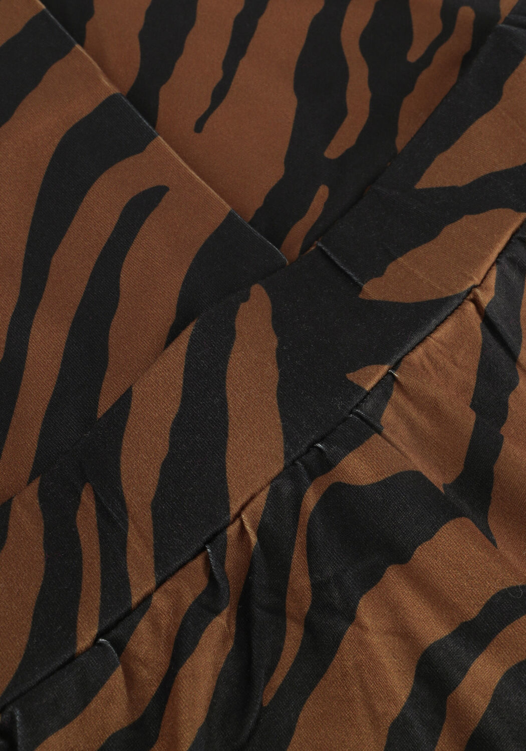 Braune NOTRE-V Schlaghose NV CELESTE FLARED PANTS - large