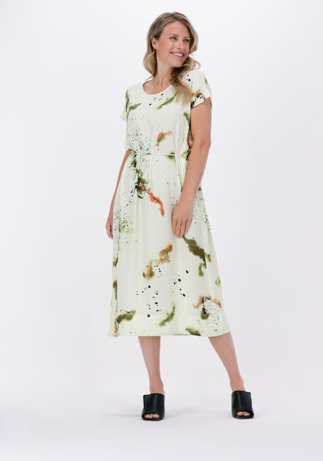 Grüne MOS MOSH Midikleid SEMA BLURY TWILL DRESS - large