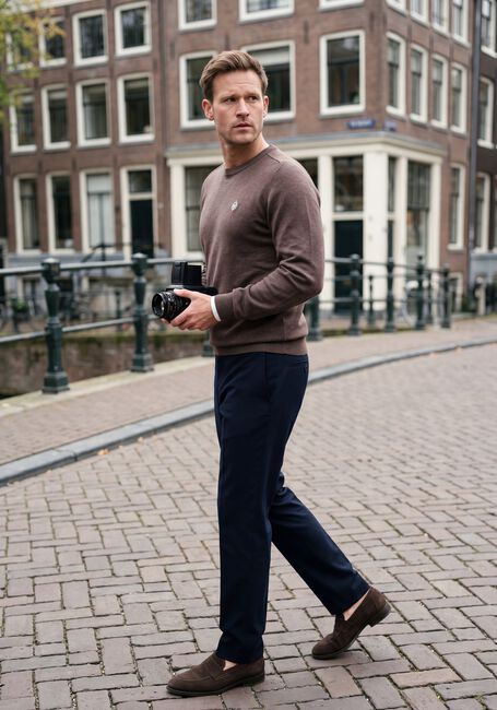 Braune THE GOODPEOPLE Pullover LOMMY - large