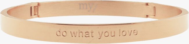Goldfarbene MY JEWELLERY Armband DO WHAT YOU LOVE - large