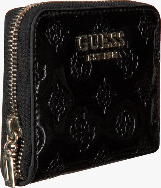 Schwarze GUESS Portemonnaie PEONY CLASSIC SLG - large