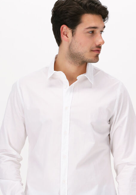 Weiße SCOTCH & SODA Casual-Oberhemd SOLID SLIM FIT SHIRT - large